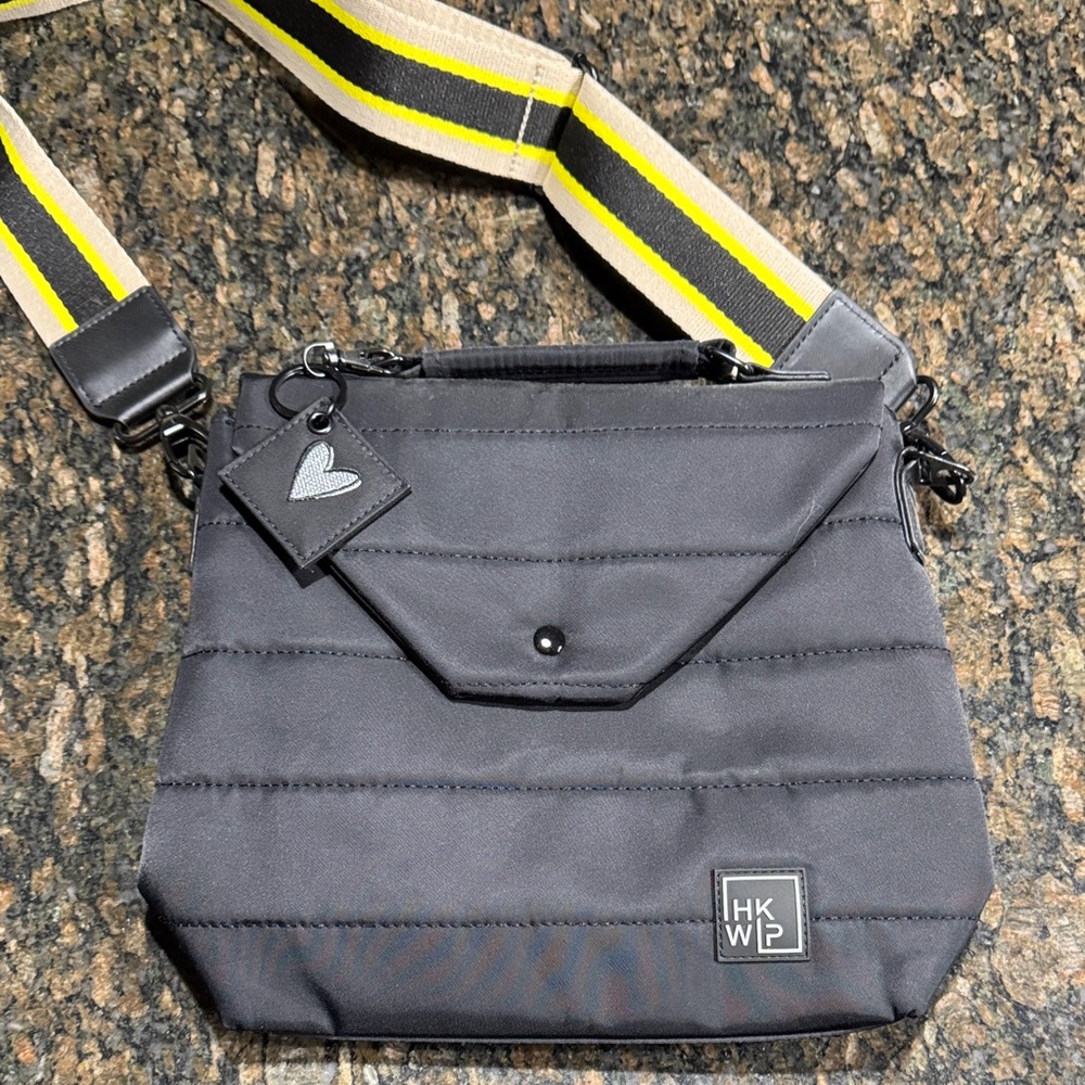 HKWP Black Quilted Bag